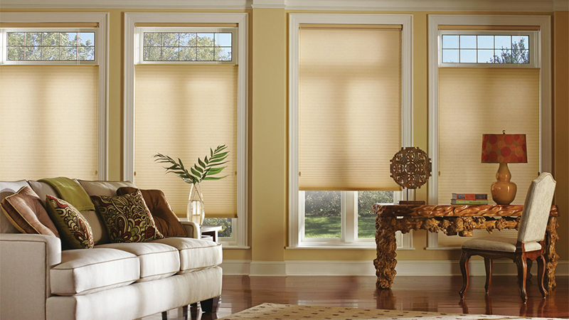 honeycomb shades by Wise Windows