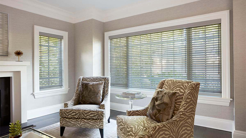 faux wood blinds from Wise Windows