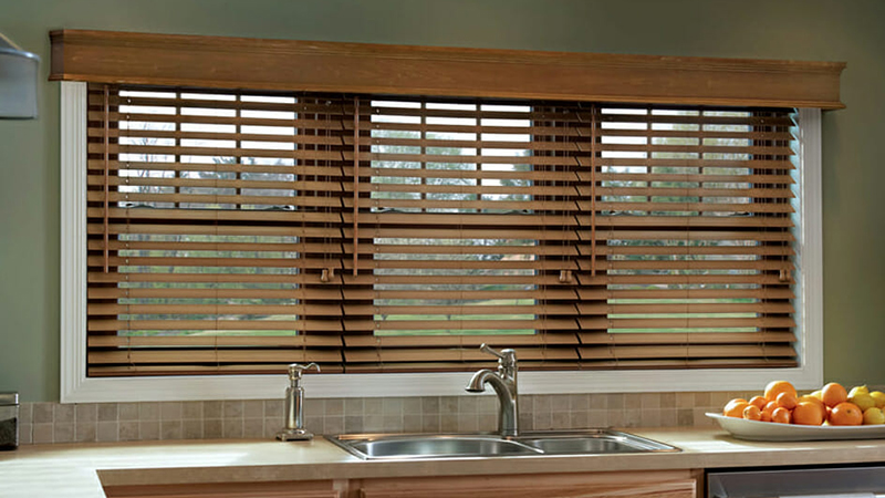 Real wood blinds from Wise Windows